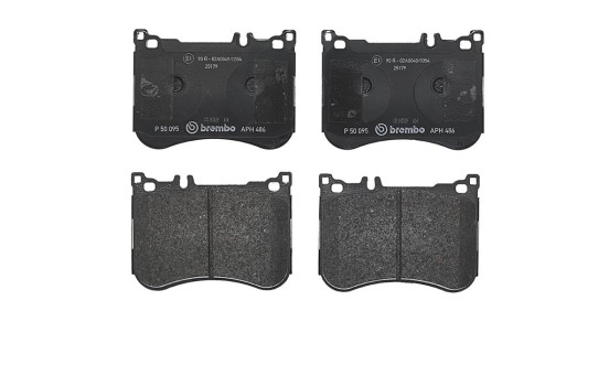 Brake Pad Set, disc brake P50095 Brembo