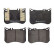 Brake Pad Set, disc brake P50095 Brembo, Thumbnail 2
