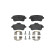 Brake Pad Set, disc brake P50100 Brembo, Thumbnail 3
