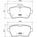 Brake Pad Set, disc brake P50103 Brembo, Thumbnail 2
