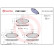 Brake pad set, disc brake P50124NX Brembo, Thumbnail 2