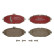 Brake pad set, disc brake P50124NX Brembo, Thumbnail 4