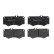 Brake Pad Set, disc brake P50134 Brembo