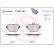 Brake Pad Set, disc brake P50141 Brembo, Thumbnail 2