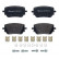 Brake Pad Set, disc brake P50148 Brembo