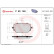 Brake Pad Set, disc brake P50148 Brembo, Thumbnail 2