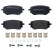 Brake Pad Set, disc brake P50153 Brembo, Thumbnail 2