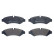 Brake Pad Set, disc brake P50155 Brembo