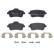Brake pad set, disc brake P50156 Brembo, Thumbnail 2