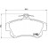 Brake Pad Set, disc brake P54036 Brembo, Thumbnail 2