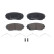 Brake Pad Set, disc brake P54060 Brembo