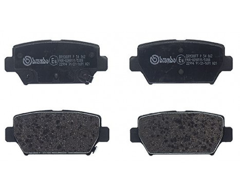 Brake Pad Set, disc brake P54062 Brembo, Image 2