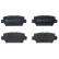 Brake Pad Set, disc brake P54062 Brembo, Thumbnail 2