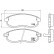 Brake Pad Set, disc brake P56021 Brembo, Thumbnail 2