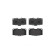 Brake Pad Set, disc brake P56034 Brembo, Thumbnail 3