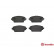 Brake Pad Set, disc brake P56044 Brembo, Thumbnail 2