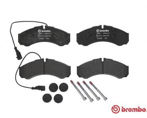 Brake Pad Set, disc brake P56069 Brembo, Image 2