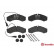 Brake Pad Set, disc brake P56069 Brembo, Thumbnail 2