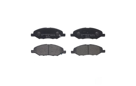 Brake Pad Set, disc brake P56088 Brembo