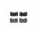 Brake Pad Set, disc brake P56095 Brembo