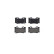 Brake Pad Set, disc brake P56095 Brembo, Thumbnail 3