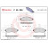 Brake Pad Set, disc brake P56096 Brembo, Thumbnail 3