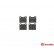 Brake Pad Set, disc brake P59001 Brembo, Thumbnail 2