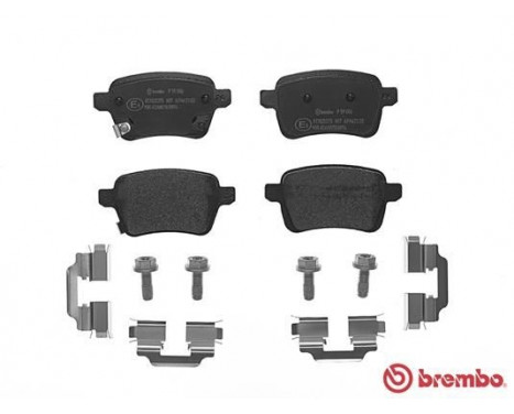 Brake Pad Set, disc brake P59086 Brembo, Image 3