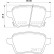 Brake Pad Set, disc brake P59086 Brembo, Thumbnail 3