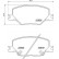 Brake Pad Set, disc brake P59096 Brembo, Thumbnail 2