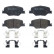 Brake Pad Set, disc brake P59096 Brembo