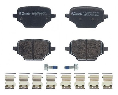 Brake Pad Set, disc brake P59098 Brembo