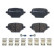 Brake Pad Set, disc brake P59098 Brembo
