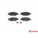 Brake Pad Set, disc brake P61098 Brembo, Thumbnail 3