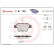 Brake Pad Set, disc brake P61100 Brembo, Thumbnail 3