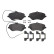 Brake Pad Set, disc brake P61119 Brembo