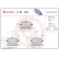 Brake Pad Set, disc brake P61119 Brembo, Thumbnail 3