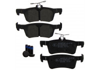 Brake Pad Set, disc brake P61121 Brembo