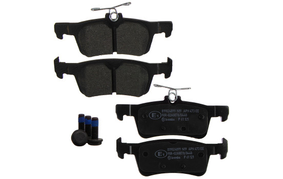Brake Pad Set, disc brake P61121 Brembo