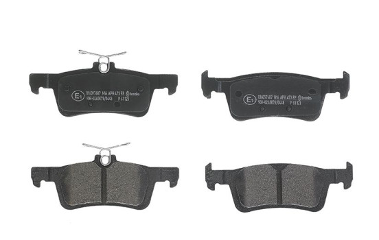 Brake Pad Set, disc brake P61121 Brembo, Image 3