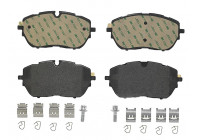 Brake Pad Set, disc brake P61128 Brembo