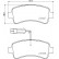 Brake Pad Set, disc brake P61130 Brembo, Thumbnail 2