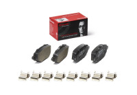 Brake pad set, disc brake P61140 Brembo