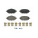 Brake pad set, disc brake P61140 Brembo, Thumbnail 4