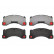 Brake Pad Set, disc brake P65017 Brembo