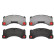 Brake Pad Set, disc brake P65017 Brembo, Thumbnail 3