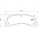 Brake Pad Set, disc brake P65025 Brembo, Thumbnail 2