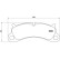 Brake Pad Set, disc brake P65025 Brembo, Thumbnail 3