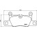 Brake Pad Set, disc brake P65031 Brembo, Thumbnail 2