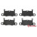 Brake Pad Set, disc brake P65031 Brembo, Thumbnail 3